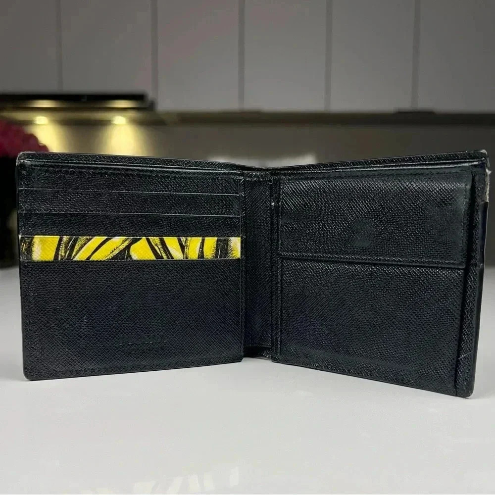 Prada Saffiano Banana Bifold Wallet - Picture 3 of 8